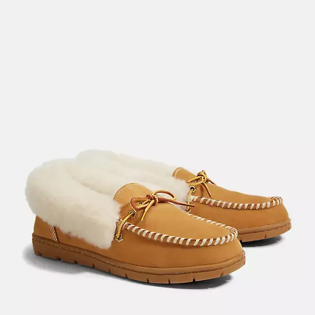 Very Rare Timberland Woman\'s Indoor Sleepers Nubuck/Leather Size 6.5 s-l400.jpg main image 2