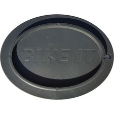 MOTORCYCLE KICKSTAND PAD SIDE STAND PUCK OVAL BLACK IDEAL FOR UNEVEN SURFACES