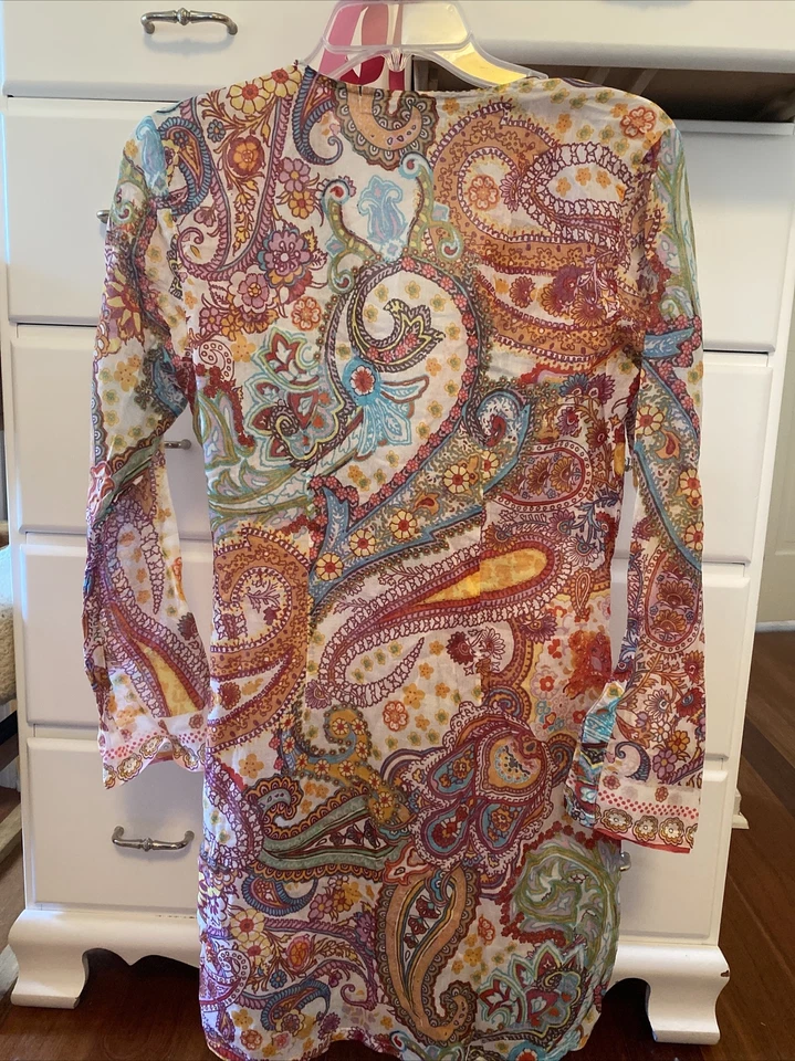 Athleta Silk and Cotton Boho Coverup-Size Small - Image 2 of 4