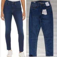 CALVIN KLEIN High Rise Ankle Length Stretch Skinny Jeans Size 8/29 Dark Blue