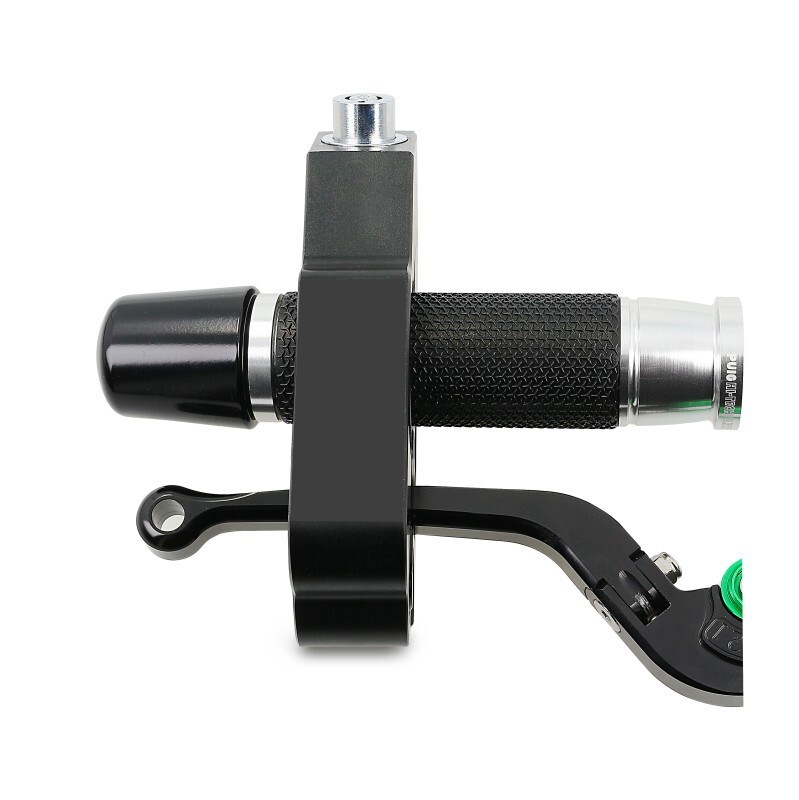 Motorcycle brake clamp lock PT22 handlebar grip lock black