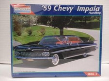 Complete Monogram 1959 Chevy Impala Hardtop 1/25 Model Car