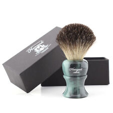 LUXURY Pure Black Badger Hair Men Shaving Brush Barber Salon Home Shaving Tool