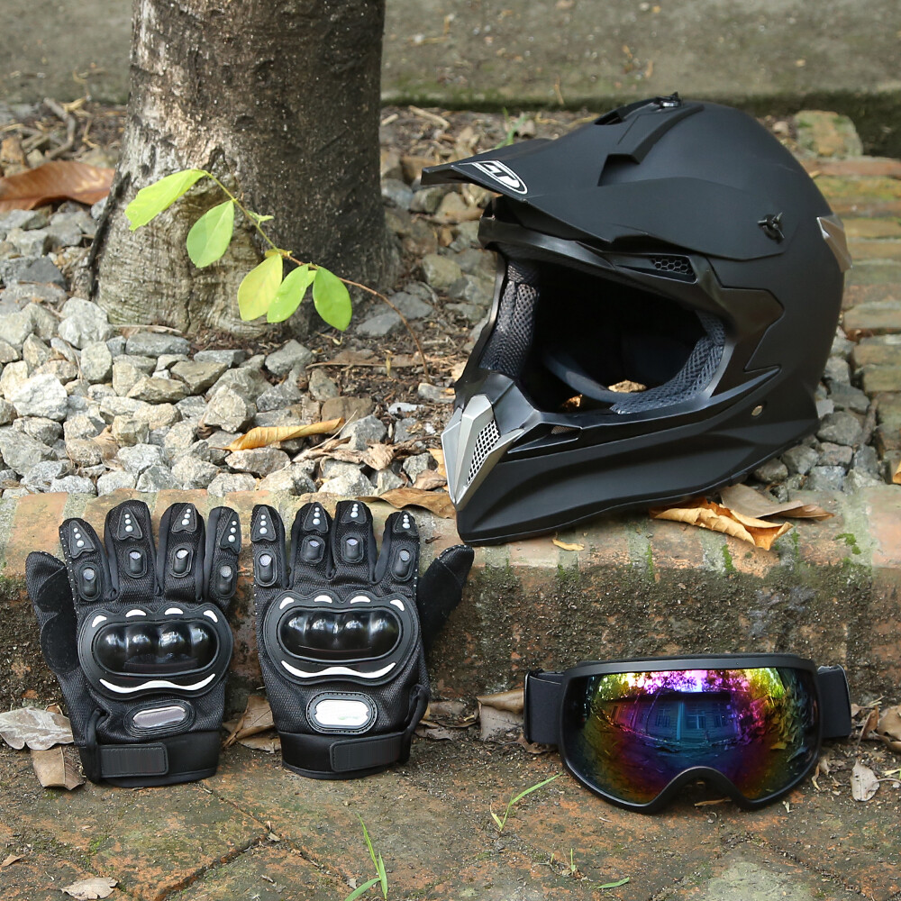 DOT Adult Motocross Helmet Dirt Bike Offroad MX ATV Snowmobile BMX UTV M L~XXL