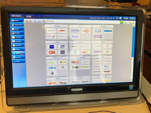 WOW! 22" Touch Screen Computer Monitor For Seniors w/ Keyboard & Mouse USED - Picture 5 of 14
