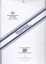 Showgard Stamp Mount Strips For Miscellaneous US Sheetlets 167mm Black 5 Pack