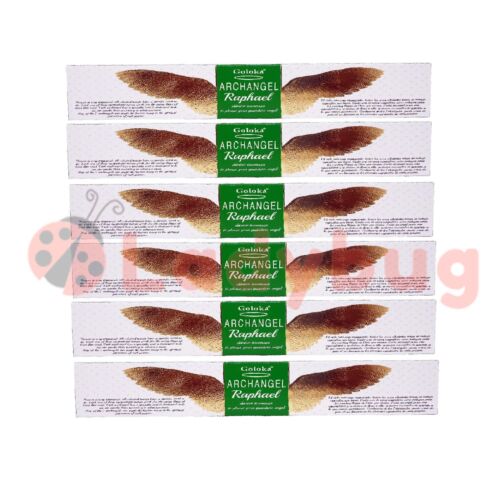 GOLOKA INCENSE - Archangel Raphael 15gms Fragrance Meditation Aroma - Picture 4 of 8