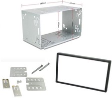 GABBIA SLITTA PLANCIA METALLO DA 103mm PER AUTORADIO 2 DOPPIO DIN XTRONS EONON