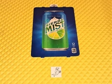 DIXIE NARCO 501E & 276E HVV SODA VENDING MACHINE "SIERRA MIST" CAN VEND LABEL