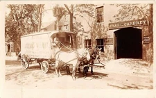 c.1910 RPPC Chas. L. Carbrey Moving Van/Depot Mount Vernon NY Westchester county
