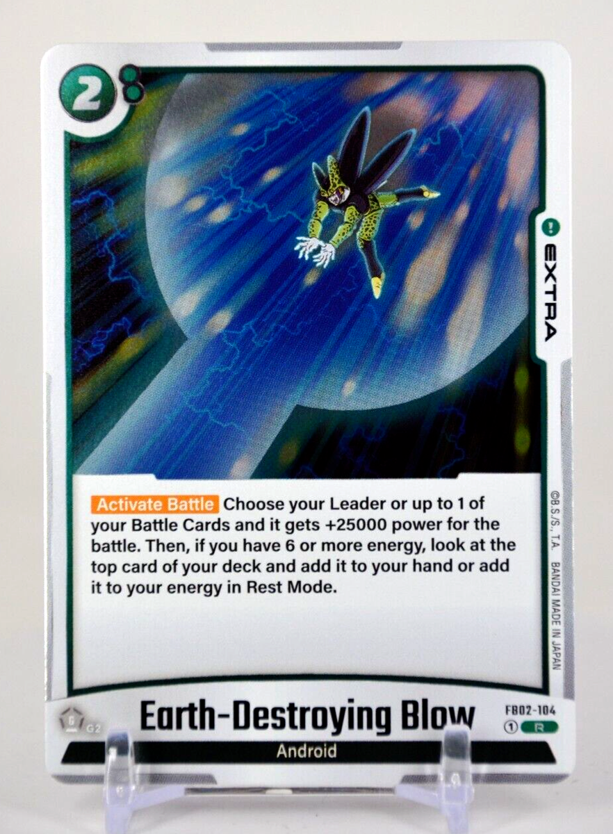 FB02-104 Earth-Destroying Blow R Dragon Ball Super: Fusion World