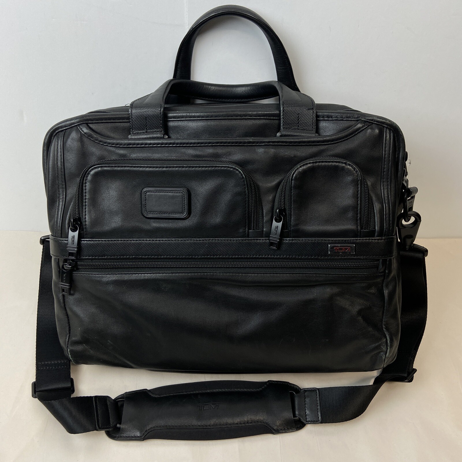 Tumi Alpha 2 Leather Expandable Briefcase ,825 Gem