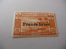 LOT   COLLECTION  TIMBRE   NEW  HÉBRIDES   n  125   NEUF  TRACE  CHARNIÈRE