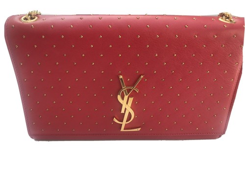 borsa donna rossa YSL con micro borchie | eBay