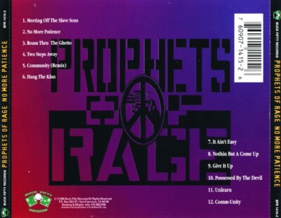 洋楽 prophets of rage / no more patience Prophets Of Rage: No More Patience: CD – Mint Underground