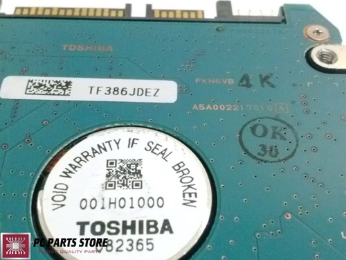 Toshiba 320GB 2.5" MK3252GSX HDD2H01 B UK01 T G002217A FOR PCB PARTS REPAIR - Picture 4 of 5