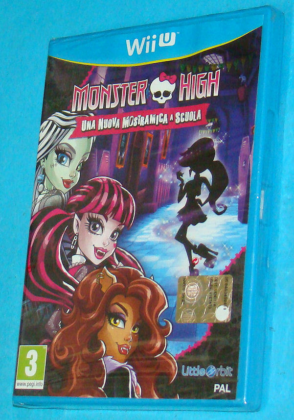 Monster High - Una Nuova Mostramica A Scuola - Nintendo WII U - PAL New Nuovo