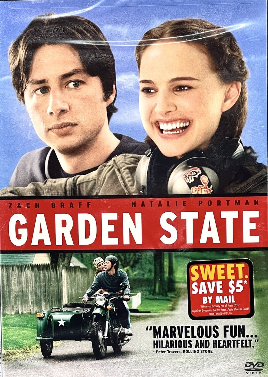 Garden State DVD Zach Braff Natalie Portman Brand New