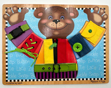 MELISSA & DOUG- #3784 Basic Dressing Skills Puzzle Board