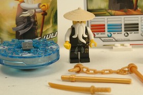 Lot of 2 LEGO NINJAGO 2255 Sensei Wu 4645 kruncha Mini Figures