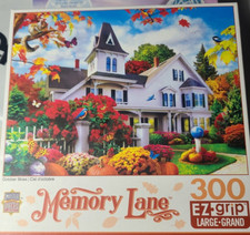 Master Pieces Memory Lane October Skies Complete 300 Pc Puzzle EZ Grip 31917