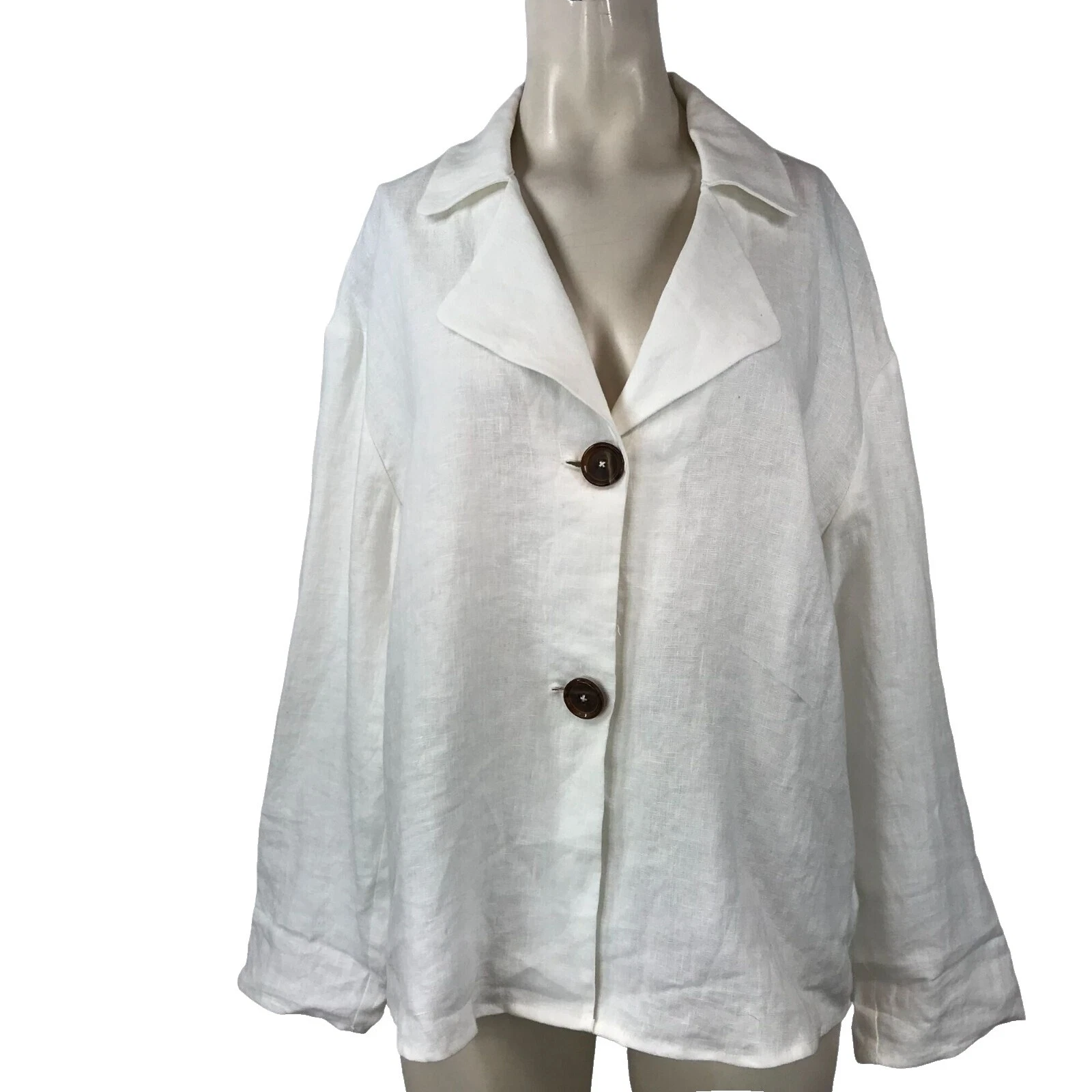 Top de Lino Blanco Reformation para Mujeres