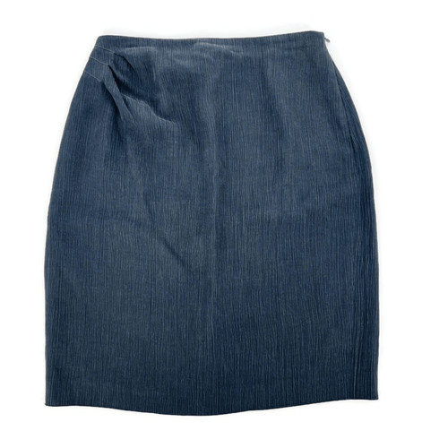 Giorgio Armani, Vintage Giorgio Armani Gray Pencil Skirt Pin Tuck Detail Sz 4