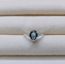 Bague Pierre de Lune Blue Fire #395 | Bague Argent - My Roller Stone