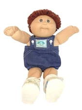 Vintage Cabbage Patch Kids Coleco Hedley 1978 1982 Doll In Overalls 