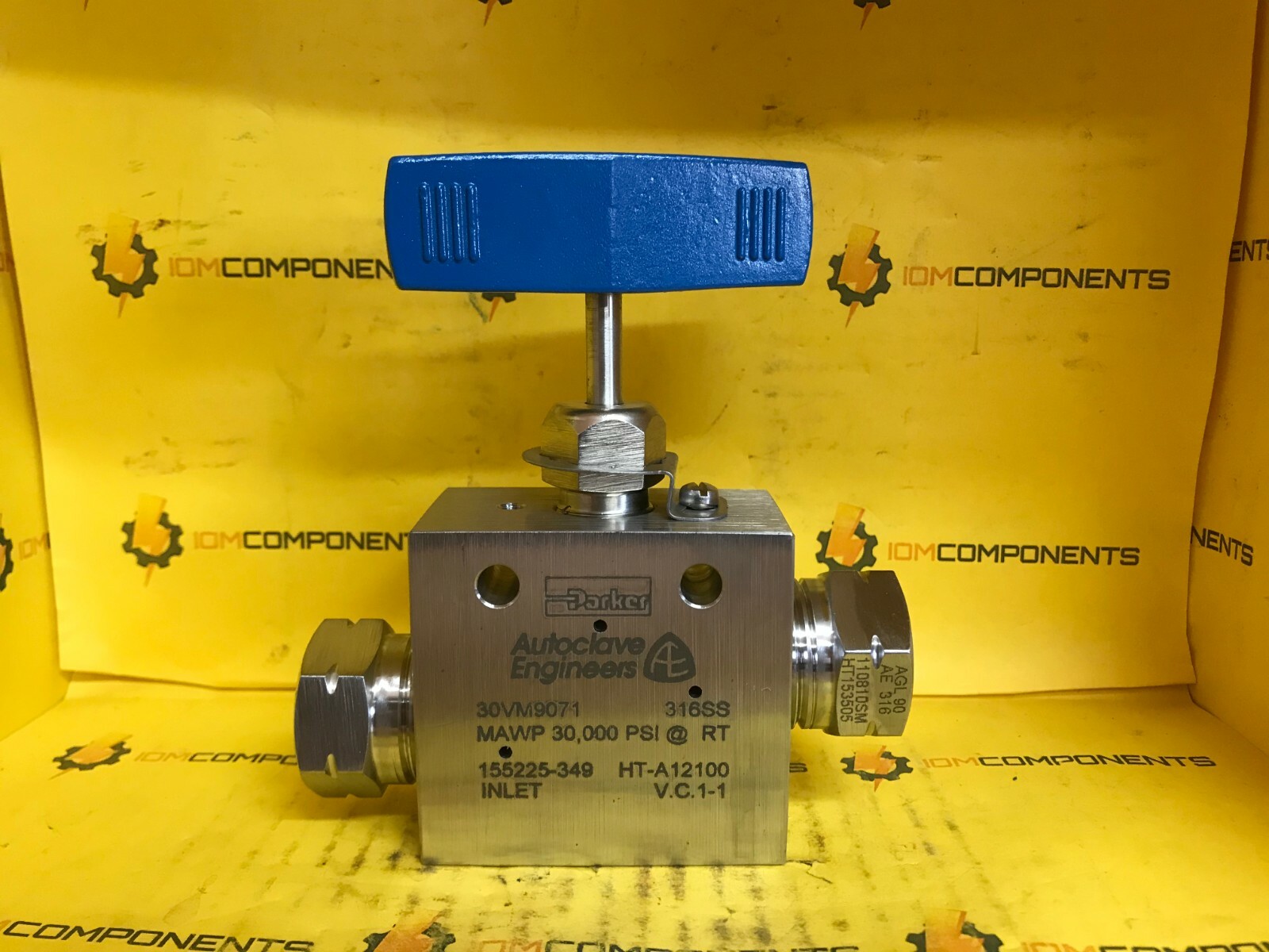 AUTOCLAVE ENGINEERS 316SS 155225349 VALVE 30V eBay