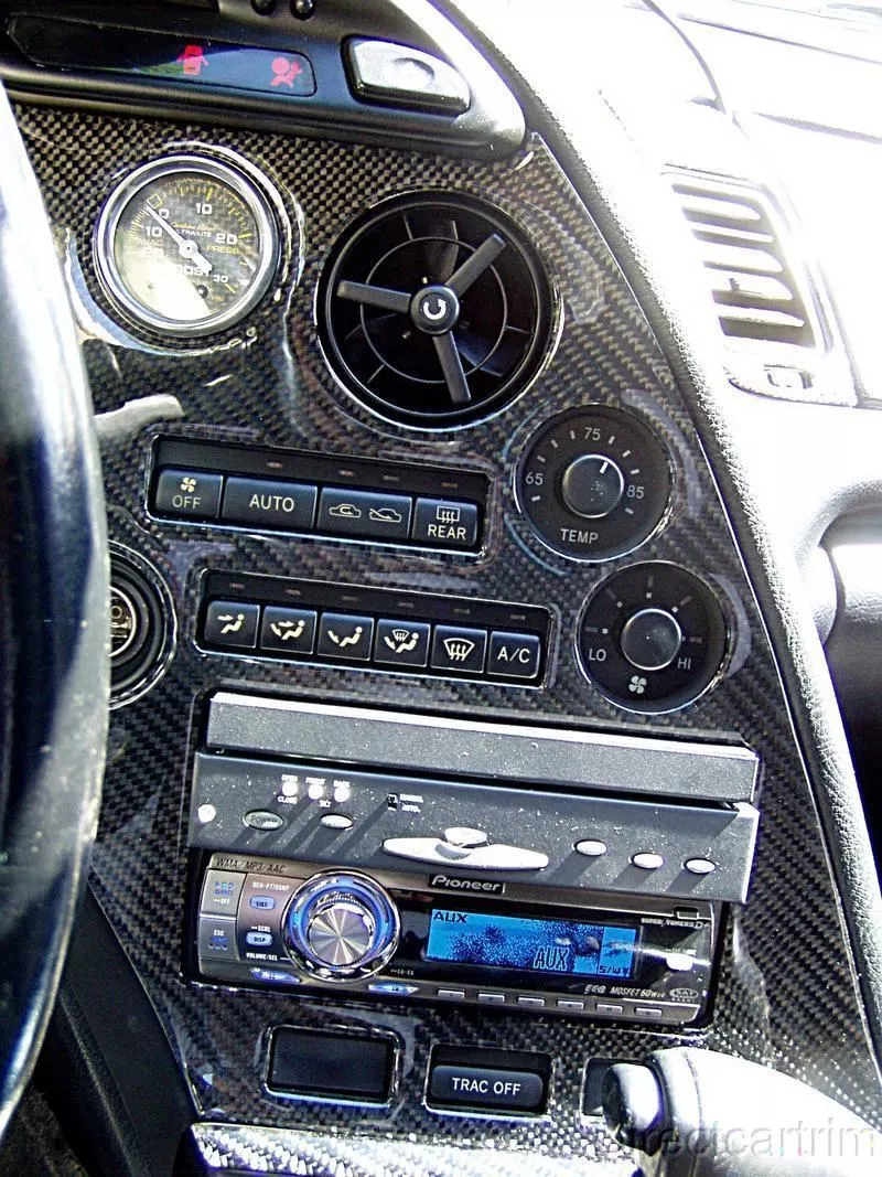 1993 1998 Toyota Supra Real Carbon Fiber Dash Trim Kit eBay