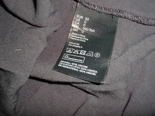 NWOT~Women's~DIVIDED by H&M~BLACK~STRAPPY~FIT & FLARE~VISCOSE~MINI Dress Size 0 - Picture 4 of 7
