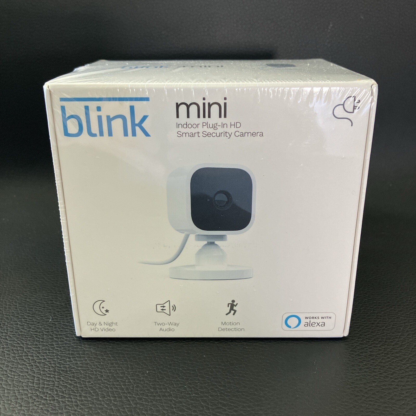 NEW SEALED Blink Mini Compact Indoor Plug-in Smart Security Camera 1080 HD