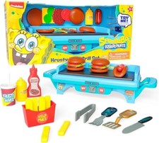 NICKELODEON SPONGEBOB SQUAREPANTS 32 PIECES KRUSTY KRAB GRILL SET