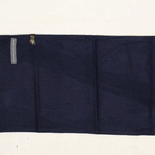 Geoffrey Beene Mens Reversible Dress Scarf Navy Blue Green Red Brown Paisley - Picture 10 of 12