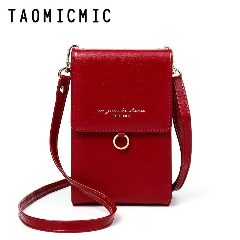 Women's Mini Leather Phone Bag Coin Purses Crossbody Bag Wallet