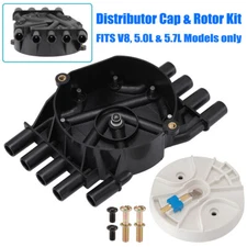 Ignition Distributor Cap and Rotor Kit for Chevy Vortec GMC V8 5.0L 5.7L DR474