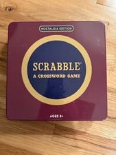Scrabble Nostalgia Edition  W/Collectible Tin Storage WS Game Company