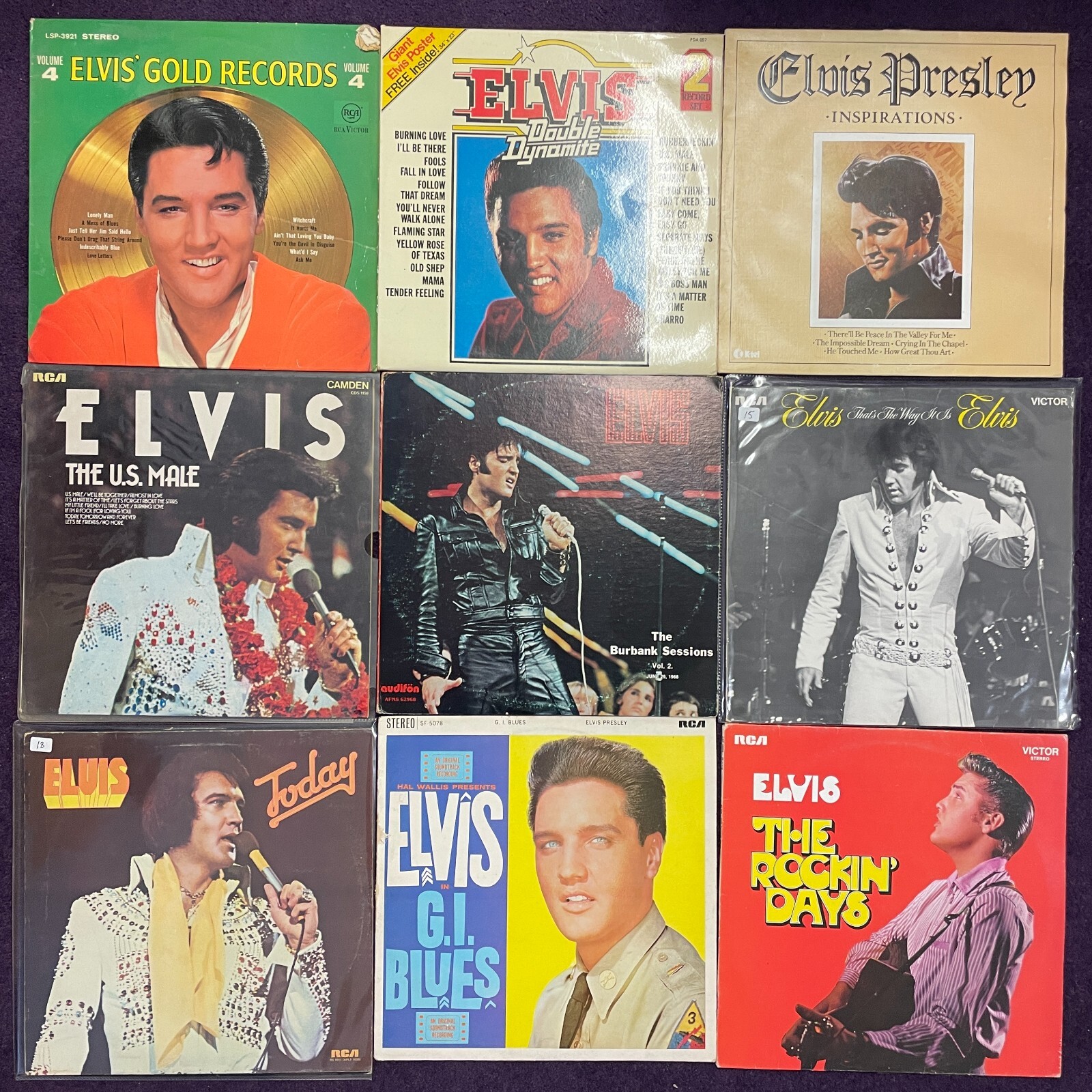 Elvis Presley 36 x Vinyl Record LP Job Lot Starter Collection Albums eBay