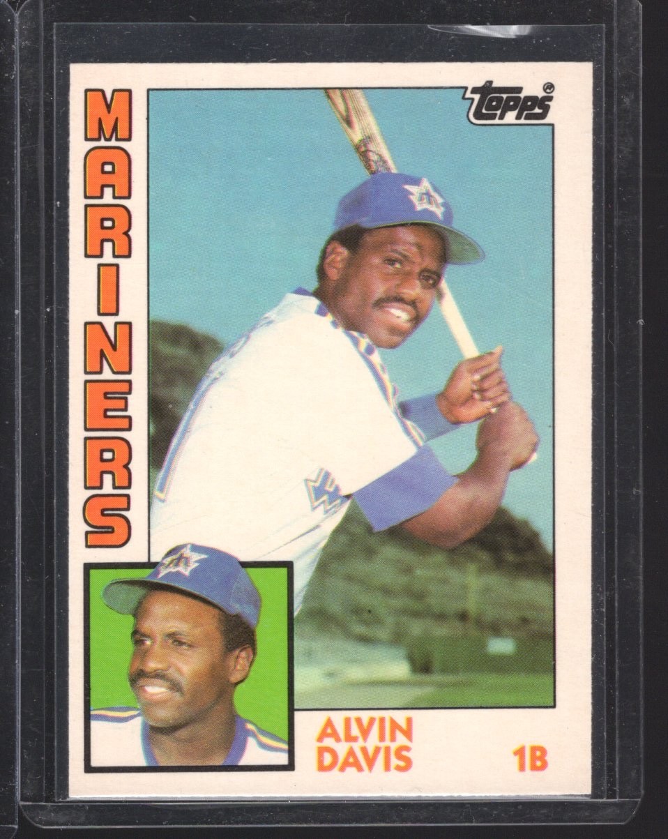 1984 Topps Traded #28-T Alvin Davis Rookie Near Mint ( OC ) , Free Shipping