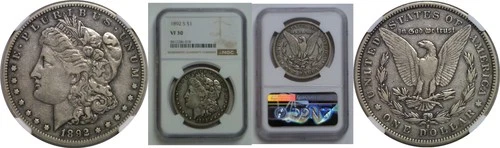 1892-S Morgan Dollar   NGC VF-30