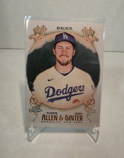 2021 Topps Allen & Ginter Chrome Trevor Bauer #208 Dodgers Baseball