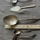 5 Pieces Antique Silverplate Serving Ware Pieces Spoons Cake Server Ladles - NR — photo 4