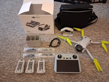 DJI Mini 3 4K UHD Camera Drone, RC Controller + Flymore kit + extras