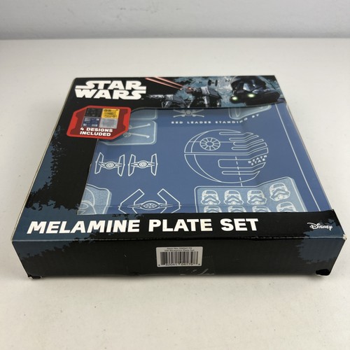 Juego de Platos Star Wars Blueprint Melamina 8" NUEVO 4 Diseños - Imagen 5 de 6
