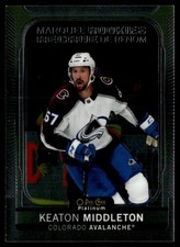 2021-22 O-Pee-Chee Platinum Marquee Rookies Keaton Middleton Rookie Colorado