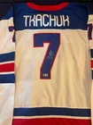 OTTAWA SENATORS BRADY TKACHUK  Signed Team USA 2026 Olympics Jersey  BECKETT COA