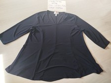 Candy Curves Tunika Shirt Damen 44/46 Dunkelblau 7/8 Arm