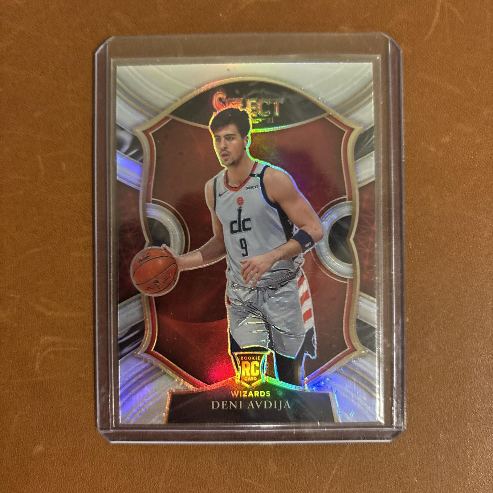 2020-21 Select Deni Avdija Silver Concourse Prizm Rookie RC #69 Wizards