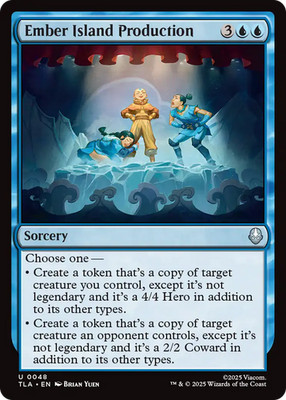 x4 Ember Island Production TLA Avatar MTG 48 M/NM 4x